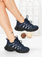 Pantofi Sport Dama din piele naturala 2382-1 BLUE | FRANCO GERARDO