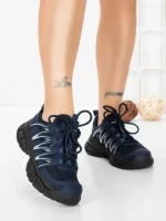 Pantofi Sport Dama din piele naturala 2382-1 BLUE | FRANCO GERARDO