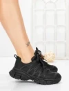 Pantofi Sport Dama din piele naturala 2382-1 BLACK | FRANCO GERARDO