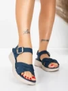 Sandale Dama cu Talpa Joasa 5GS37 BLUE | MEI