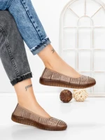 Balerini Dama din piele naturala 2211-2 APRICOT | BERLINER