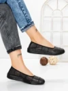 Balerini Dama din piele naturala 2211-2 BLACK | BERLINER