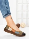 Balerini Dama din piele naturala 2211-1 BLACK-GREEN | BERLINER