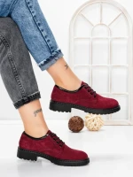 Pantofi Casual Dama din piele naturala 3218H01 WINE | FORMAZIONE