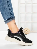 Pantofi Sport Dama din piele naturala 66916-5 BLACK | STEPHANO