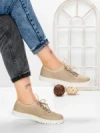 Pantofi Casual Dama din piele naturala K251-1 APRICOT | GALLOP