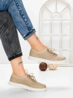 Pantofi Casual Dama din piele naturala K251-1 APRICOT | GALLOP