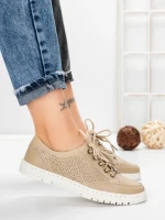 Pantofi Casual Dama din piele naturala K251-1 APRICOT | GALLOP