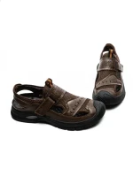 Sandale Barbati din piele naturala 2311 BROWN | MELS