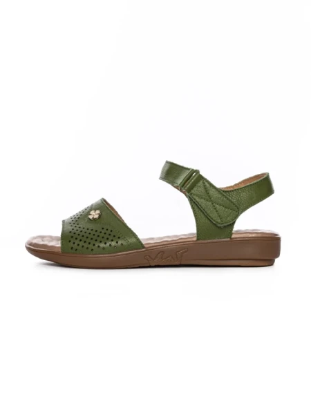 Sandale Dama din piele naturala 32237 GREEN | FORMAZIONE
