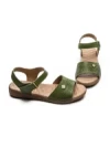Sandale Dama din piele naturala 32237 GREEN | FORMAZIONE