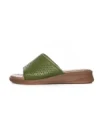 Papuci Dama din piele naturala 22102 GREEN | FORMAZIONE