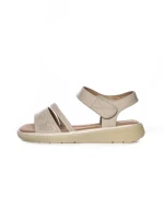 Sandale Dama din piele naturala 33192 CREAM | FORMAZIONE