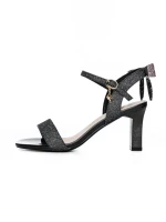 Pantofi cu toc din piele naturala 1299-5 GUN | FORMAZIONE