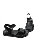 Sandale Dama din piele naturala 28-38 BLACK | FORMAZIONE