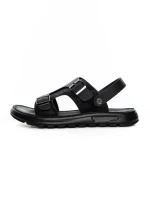 Sandale Barbati din piele naturala 6807 BLACK | ADVANCER