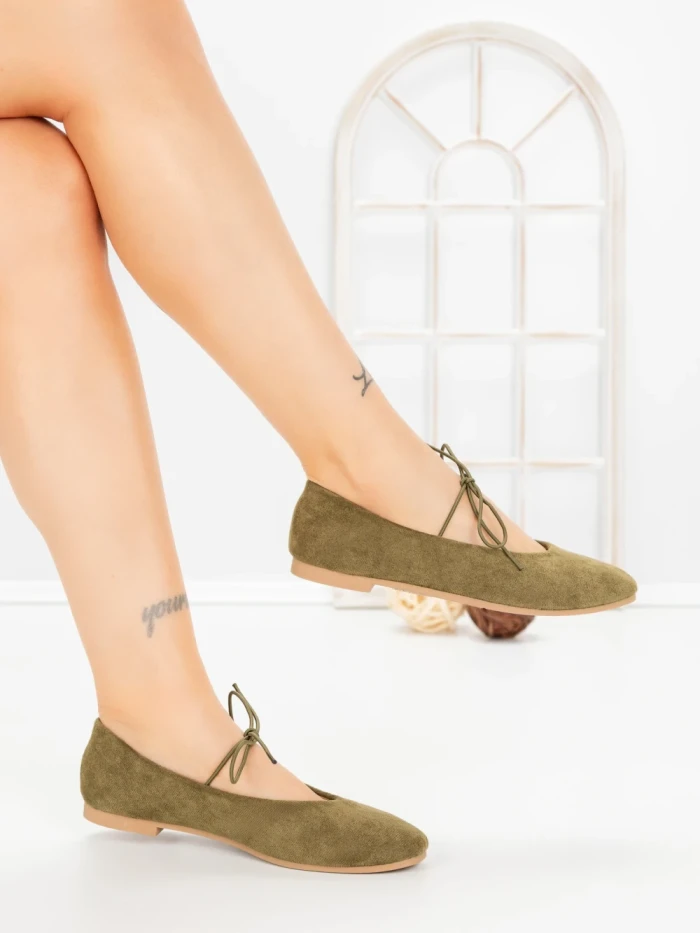 Balerini Dama PS888-16 ARMY GREEN | CINK ME