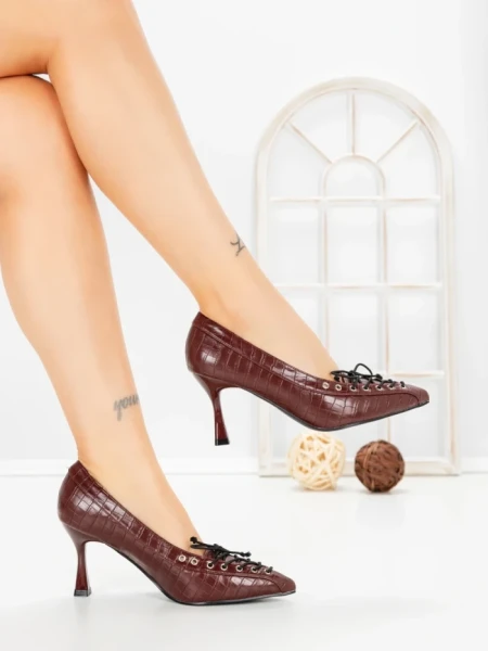 Pantofi Stiletto L09-1 WINERED | CINK ME