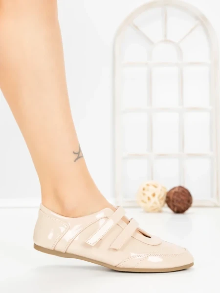 Pantofi Casual Dama PA93T-1 BEIGE | CINK ME