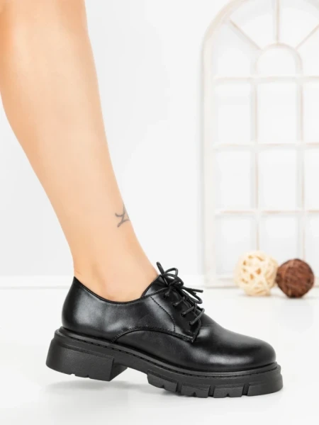 Pantofi Casual Dama 1-709 BLACK | VIVIRICH