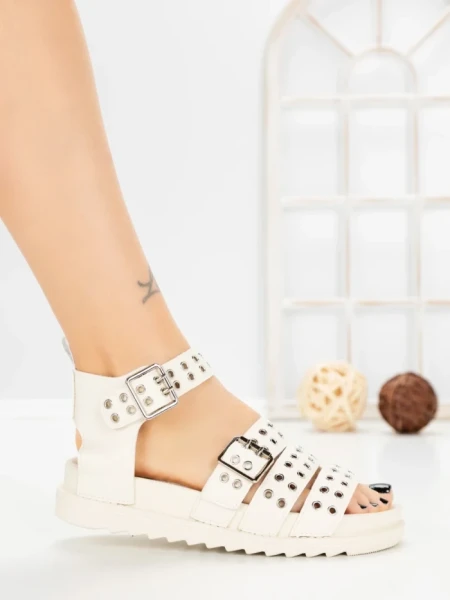 Sandale Dama cu Platforma SX-18 BEIGE | VIVIRICH