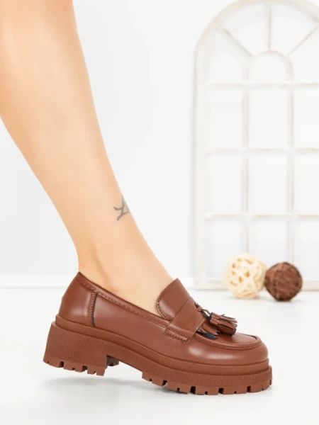 Pantofi Casual Dama 8809 CAMEL | L.DAY