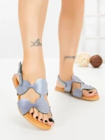 Sandale Dama cu Talpa Joasa SY1141 BLUE | ABLOOM