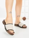 Papuci Dama cu Talpa Joasa L6-82-1 BLACK | ABLOOM
