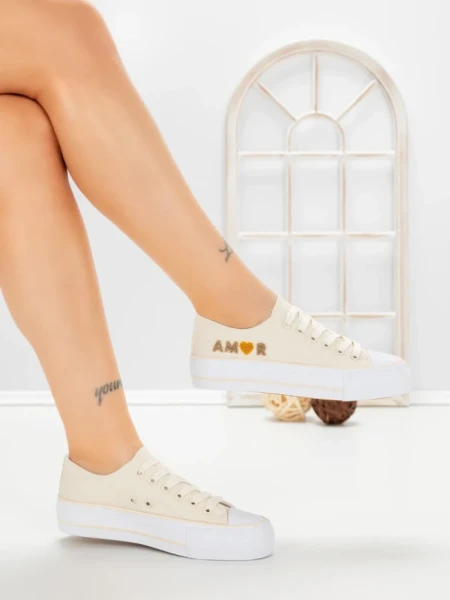 Tenisi Dama 309-9 BEIGE | ABLOOM