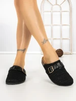 Papuci Dama cu Talpa Joasa 5LE36 BLACK | MEI