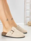 Papuci Dama cu Talpa Joasa 5LE37 BEIGE | MEI