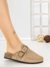 Papuci Dama cu Talpa Joasa 5LE108 KHAKI | MEI