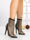 Botine cu Toc Subtire TOT-48 BLACK | L.DAY