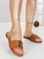 Papuci Dama cu Talpa Joasa 5174 CAMEL | CM