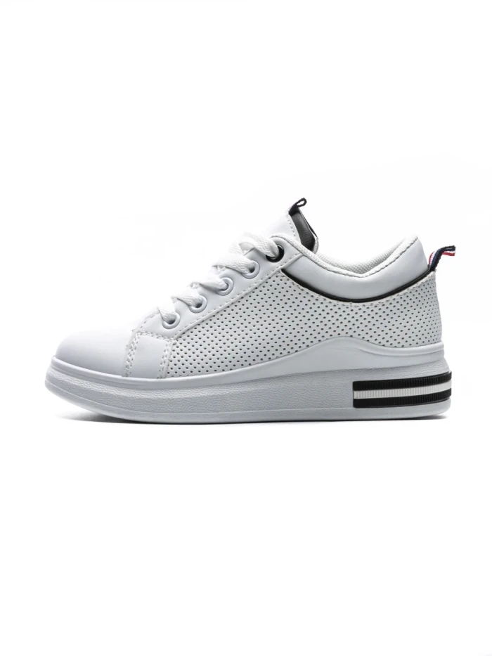 Pantofi Sport Fete C900 WHITE-BLACK | GALLEVANI