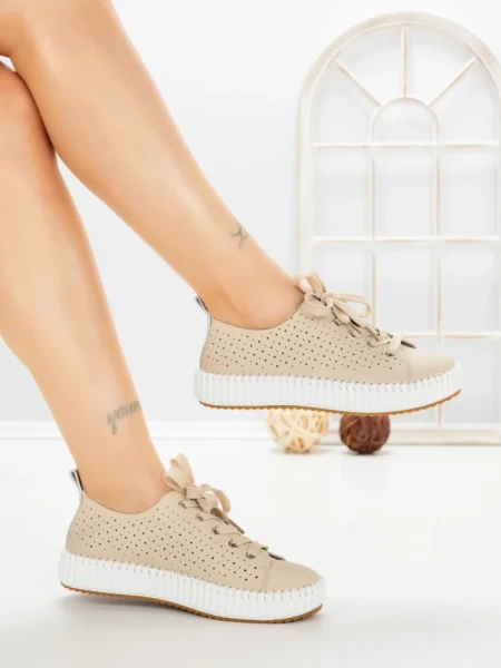 Pantofi Sport Dama AD-5240 BEIGE | BUONAROTTI