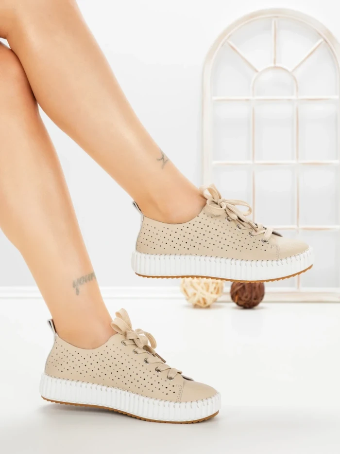 Pantofi Sport Dama AD-5240 BEIGE | BUONAROTTI