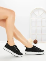 Pantofi Sport Dama AD-5240 BLACK-WHITE | BUONAROTTI