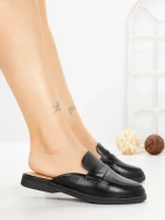 Papuci Dama cu Talpa Joasa 2301 BLACK | CM