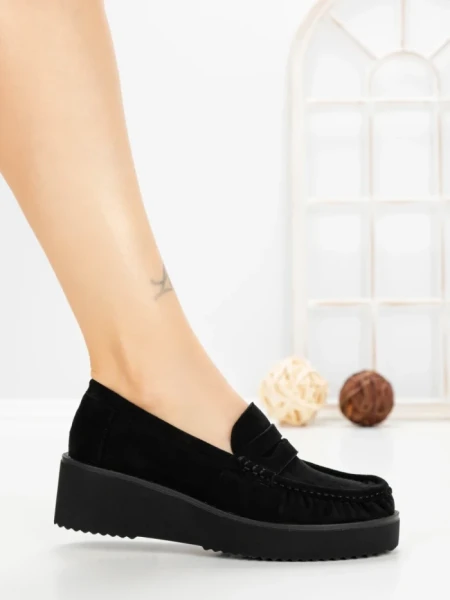 Pantofi Casual Dama 77-654 BLACK | CM