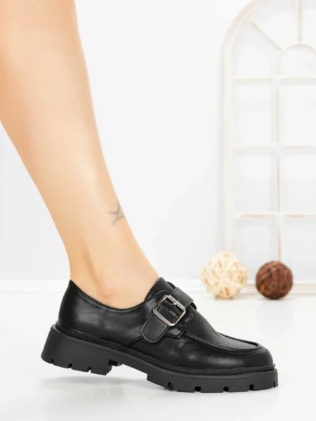 Pantofi Casual Dama 77-653 BLACK | CM