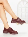 Pantofi Casual Dama 77-653 BURGUNDY | CM