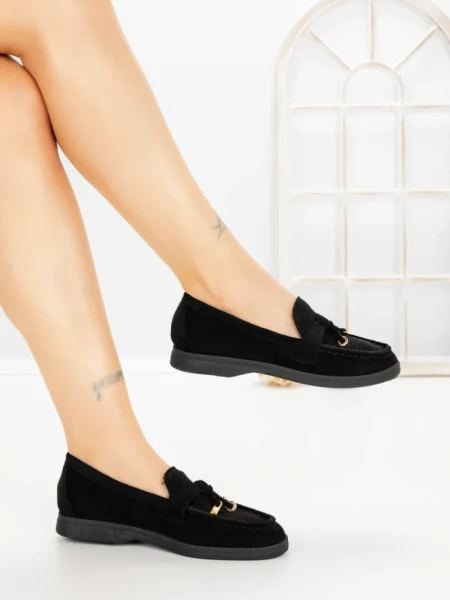 Pantofi Casual Dama 77-520 BLACK | CM