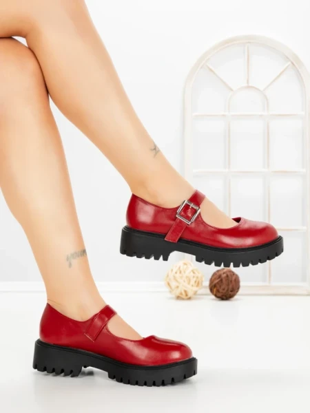 Pantofi Casual Dama 77-573 WINE | CM