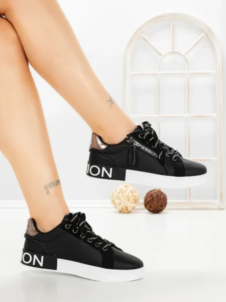 Pantofi Sport Dama 21-Q110 BLACK | GALLEVANI