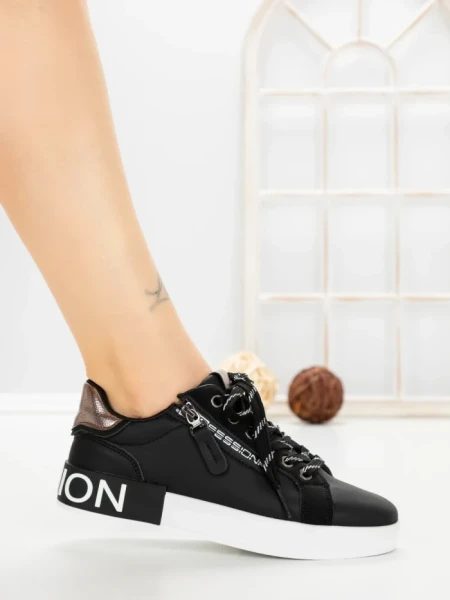 Pantofi Sport Dama 21-Q110 BLACK | GALLEVANI