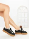 Pantofi Sport Dama cu Platforma BO-169 BLACK | GALLEVANI
