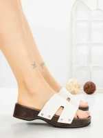 Papuci Dama cu Platforma 2032 WHITE | GALLEVANI