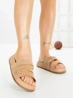 Papuci Dama cu Platforma 2021 KHAKI | GALLEVANI