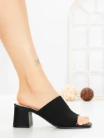 Papuci Dama cu Toc GG-60 BLACK | EMAS